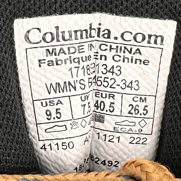 Columbia Newton Ridge Women’s 9.5 Hiking Boots Waterproof Teal Pink BL4552-343 - Picture 17 of 17